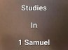 Studies In 1 Samuel (eBook, ePUB) - Bild 1