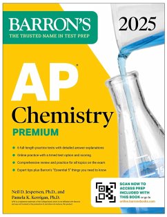 AP Chemistry Premium, 2025: 6 Practice Tests + Comprehensive Review + Online Practice - Jespersen, Neil D; Kerrigan, Pamela