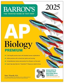 AP Biology Premium, 2025: 6 Practice Tests + Comprehensive Review + Online Practice - Wuerth, Mary