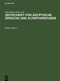 Zeitschrift für Ägyptische Sprache und Altertumskunde. Band 95, Heft 2 (eBook, PDF)