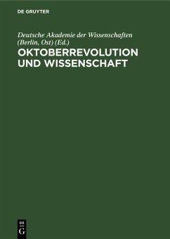 Cover Oktoberrevolution und Wissenschaft (eBook, PDF)