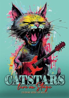 Cover Catstars live on Stage Coloring Book for Adults