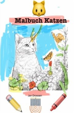 Malbuch Katzen - Driessen, Jan