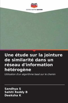 Une étude sur la jointure de similarité dans un réseau d'information hétérogène - S, Sandhya;B, Sahiti Reddy;K, Deeksha