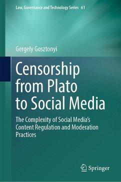 Censorship from Plato to Social Media (eBook, PDF) - Gosztonyi, Gergely