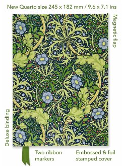 William Morris: Seaweed (Foiled Quarto Journal) - Flame Tree Publishing