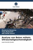 Analyse von Beton mittels Ultraschallgeschwindigkeit