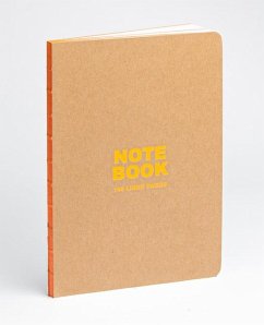 Kraft and Orange A5 Notebook