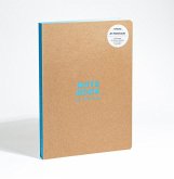 Teneues - A4 Notebook: Kraft and Neon Blue, Hardcover - 230 Lined Pages with Lay Flat Binding