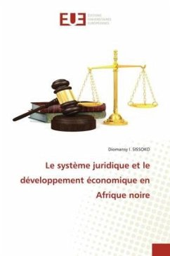 Cover Le système juridique et le développement économique en Afrique noire