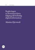 Regleringen av brottsutredares tillgång till befintlig digital information (eBook, ePUB)