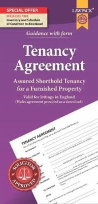 Cover Furnished Tenancy Agreement Form Pack