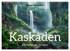 Kaskaden - Die Poesie des Wassers (Wandkalender 2024 DIN A2 quer), CALVENDO Monatskalender