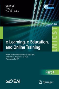 Cover e-Learning, e-Education, and Online Training