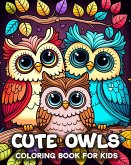 Cute Owls Coloring Book for Kids