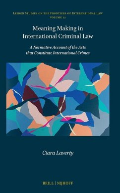 Cover Meaning Making in International Criminal Law