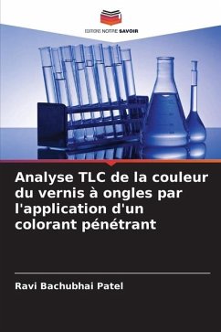 Analyse TLC de la couleur du vernis à ongles par l'application d'un colorant pénétrant - Patel, Ravi Bachubhai