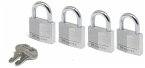 Master Lock Vorhängeschloss 4er Set (40mm) 9140EURQNOP