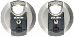 Master Lock Vorhängeschloss 2-Disk aus Edelstahl (70mm) M40E