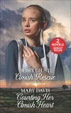 Amish Rescue and Courting Her Amish Heart (eBook, ePUB)