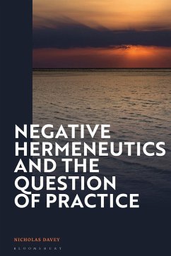 Cover Negative Hermeneutics and the Question of Practice (eBook, PDF)