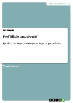 Paul Tillichs Angstbegriff (eBook, PDF)