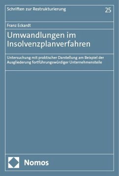Umwandlungen im Insolvenzplanverfahren - Eckardt, Franz