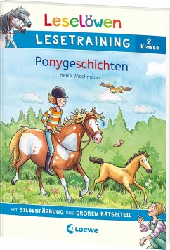 Leselöwen Lesetraining 2. Klasse - Ponygeschichten - Wiechmann, Heike