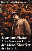 Monsieur Nicolas' Abenteuer im Lande der Liebe (Klassiker der Erotik) (eBook, ePUB)