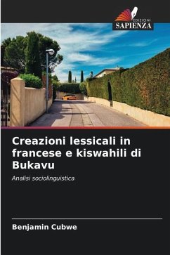 Creazioni lessicali in francese e kiswahili di Bukavu - Cubwe, Benjamin