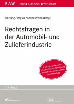 Rechtsfragen in der Automobil- und Zulieferindustrie (eBook, ePUB)