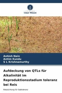 Aufdeckung von QTLs für Alkalinität im Reproduktionsstadium toleranz bei Reis - Nain, Ashish;Kundu, Antim;Krishnamurthy, S L