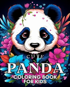 Cute Panda Coloring Book For Kids - Huntelar, James