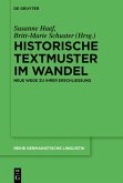 Historische Textmuster im Wandel (eBook, ePUB)