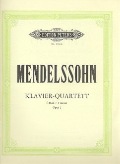 Quartett f-Moll op.2 für Klavier und Streichtrio