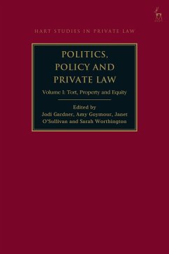 Politics, Policy and Private Law (eBook, PDF) Politics, Policy and Private Law (eBook, PDF)