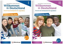 Willkommen in Deutschland - Deutsch als Zweitsprache für Jugendliche - Selbstständig üben I + II - Reddig-Korn, Birgitta;Velimvassakis, Constanze