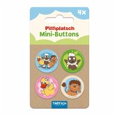 Trötsch Unser Sandmännchen Mini-Buttons 4er Set Pitti und Freunde