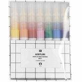 Acrylini Marker Set Rainbow Colours, 7 Farben