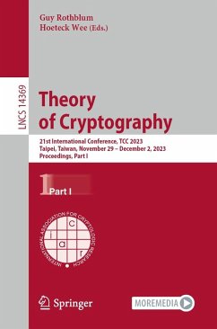 Theory of Cryptography (eBook, PDF)