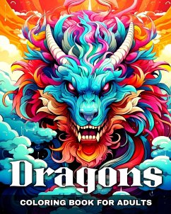 Dragons Coloring Book for Adults - Peay, Regina