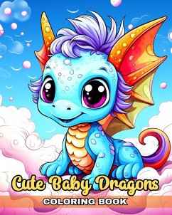 Cute Baby Dragons Coloring Book - Peay, Regina