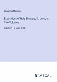 Expositions of Holy Scripture; St. John, In Two Volumes