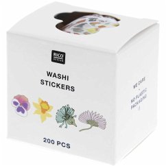 Washi Sticker Futschikato, Blumen FSC MIX