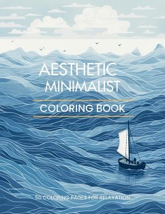 Aesthetic Minimalist Coloring Book - Books, Upgraded