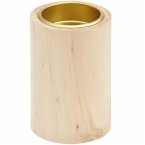 Holz Kerzenhalter, 6x6x9cm