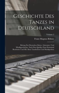Cover Geschichte Des Tanzes in Deutschland