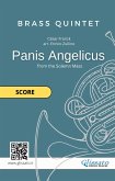 Brass Quintet "Panis Angelicus" score (eBook, ePUB)