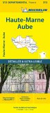 Aube Haute-Marne - Michelin Local Map 313