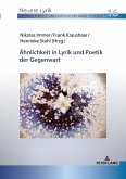 Aehnlichkeit in Lyrik und Poetik der Gegenwart (eBook, PDF)